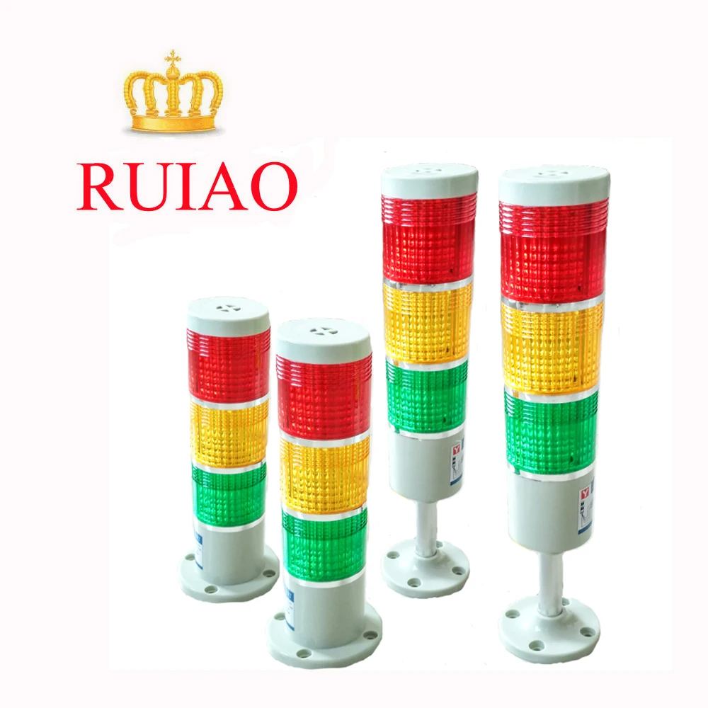 24V/DC Working Signal Tower Light  LED  Machine Tool lamps lights colorful Warning Lamp
