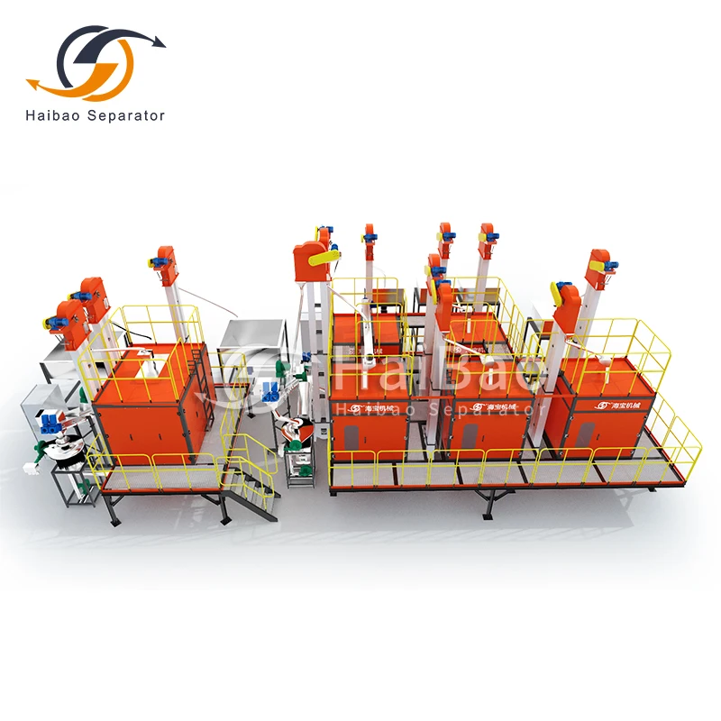 High quality professional PVC plastic recycling machine production line cutting sorting machine for plastic
