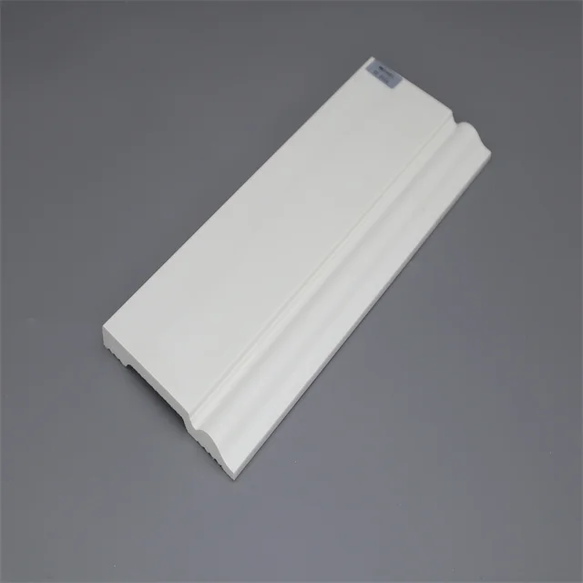 New Arrival 75mm/100mm Decorative Wall PS Polyurethane Foam Plastci Skirting Board