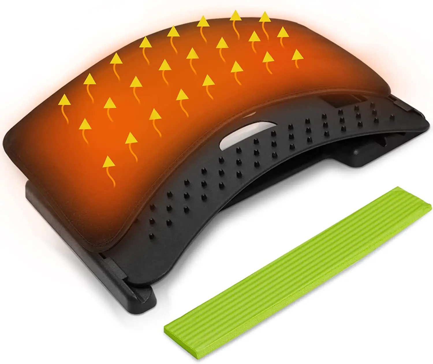 Сзади Облегчает боль в поддержки поясничного тяги назад стрейч chiroboard массажер стул носилки с позвоночника крекер доска для задней панели холодной терапии