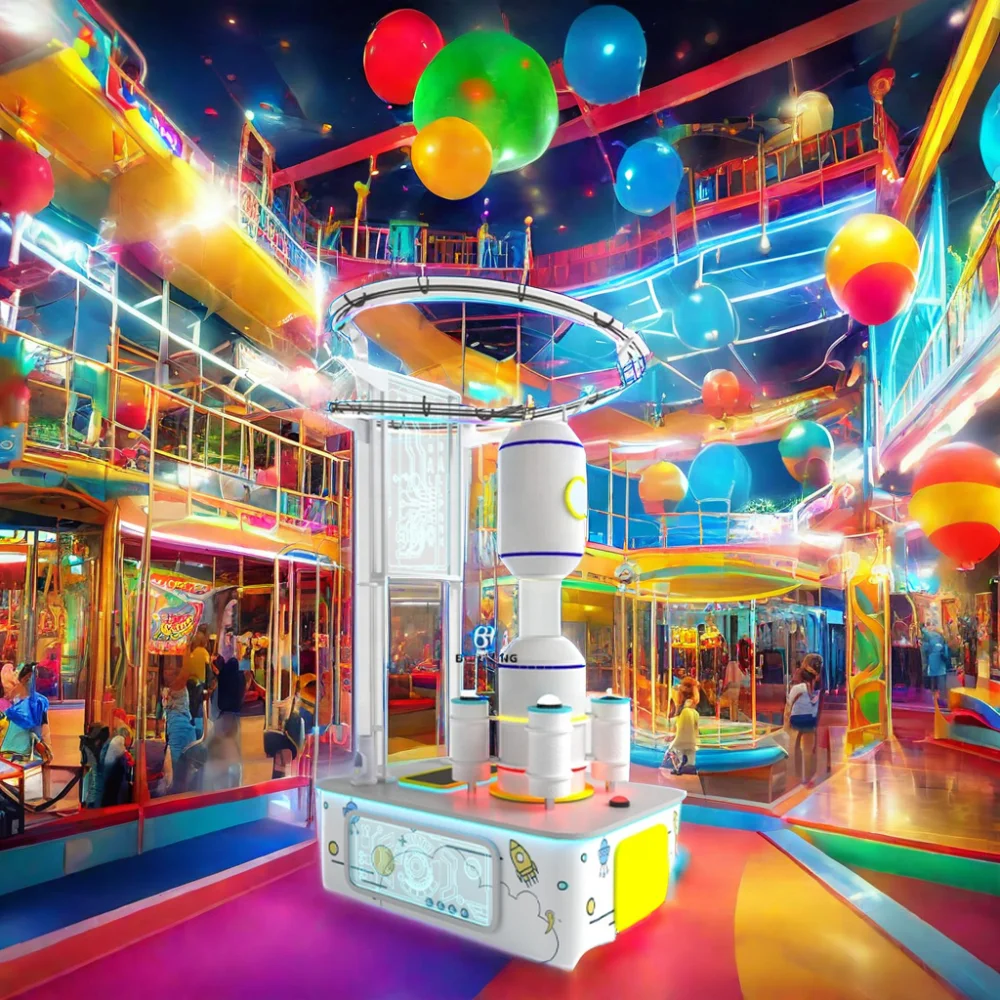 Bonhong 2024 New Arrival Indoor Ball Spray Game Museum Exhibit for Kids Science Center