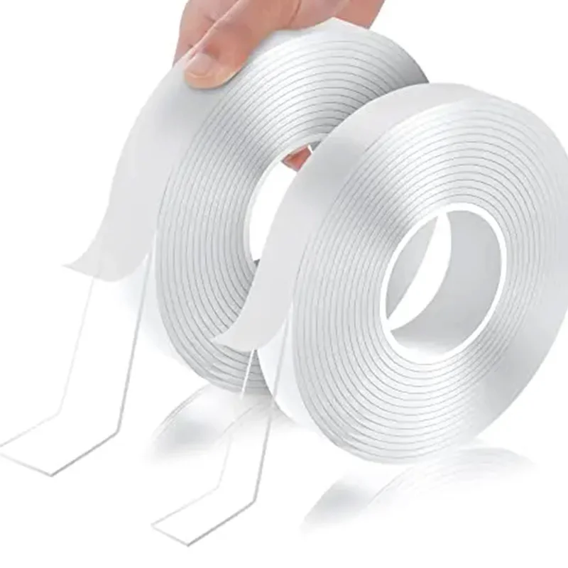 Double Face Transparent Reusable Sided Clear Doble sided nano tape reusable nano tape strong adhesive