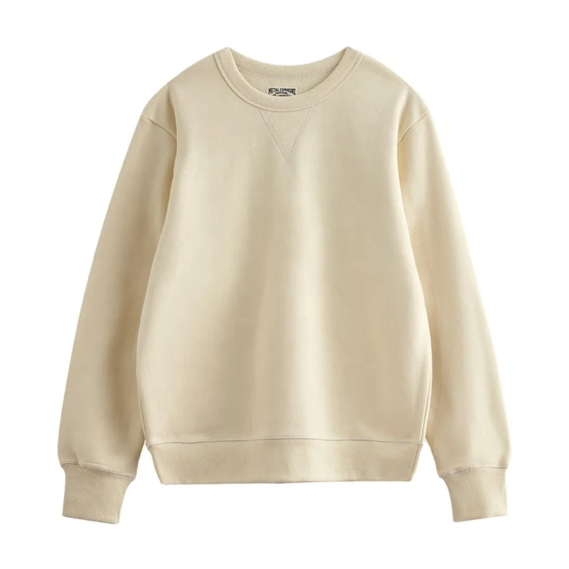 
New Arrival High Quality 470G Blank Cotton Crew Round Neck Custom Printing Sweatshirt for Men 