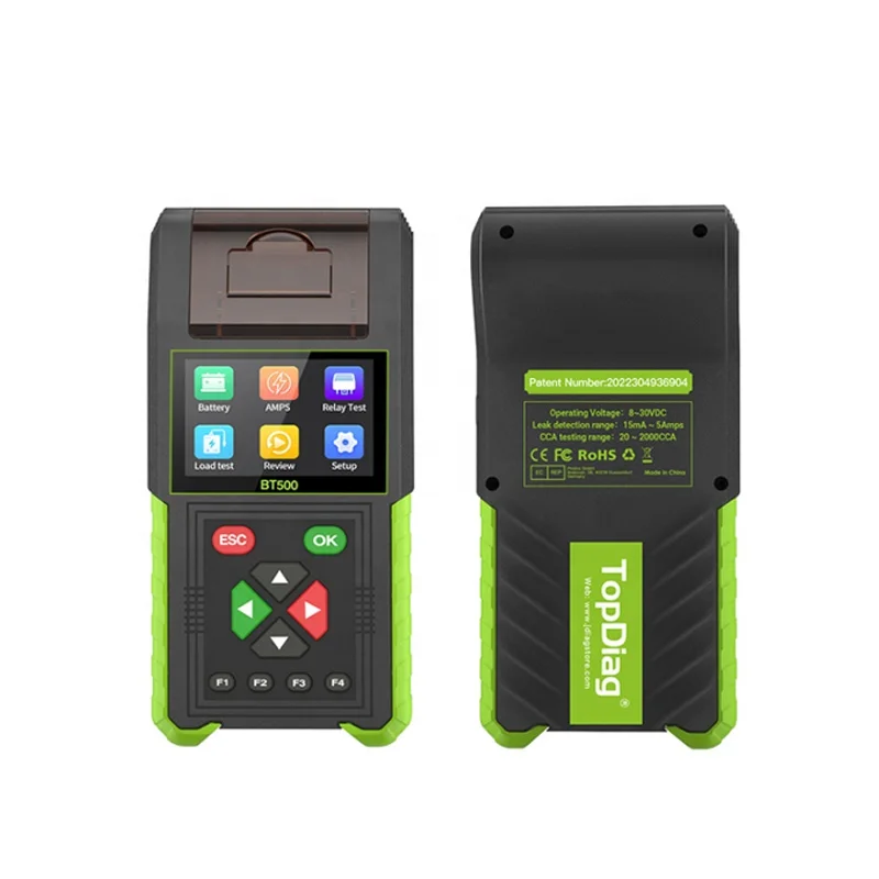 12V/24V Car Battery Tester Digital Automotive Diagnostic Battery Tester Analyzer Vehicle Cranking Charging Scanner Tool 12 1.5KG