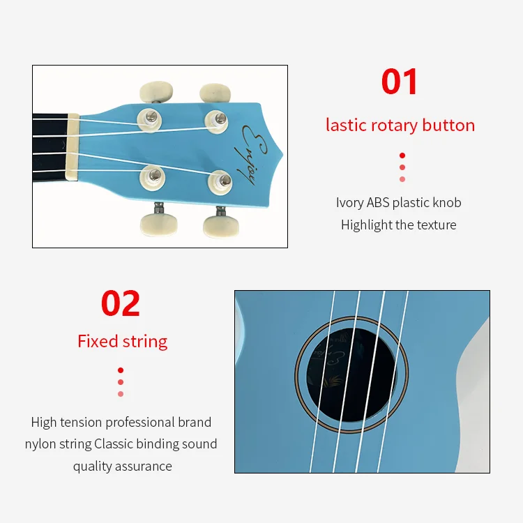 factory popular Ukulele OEM ukulele guitar 21inch Colorful Ukulele For Child