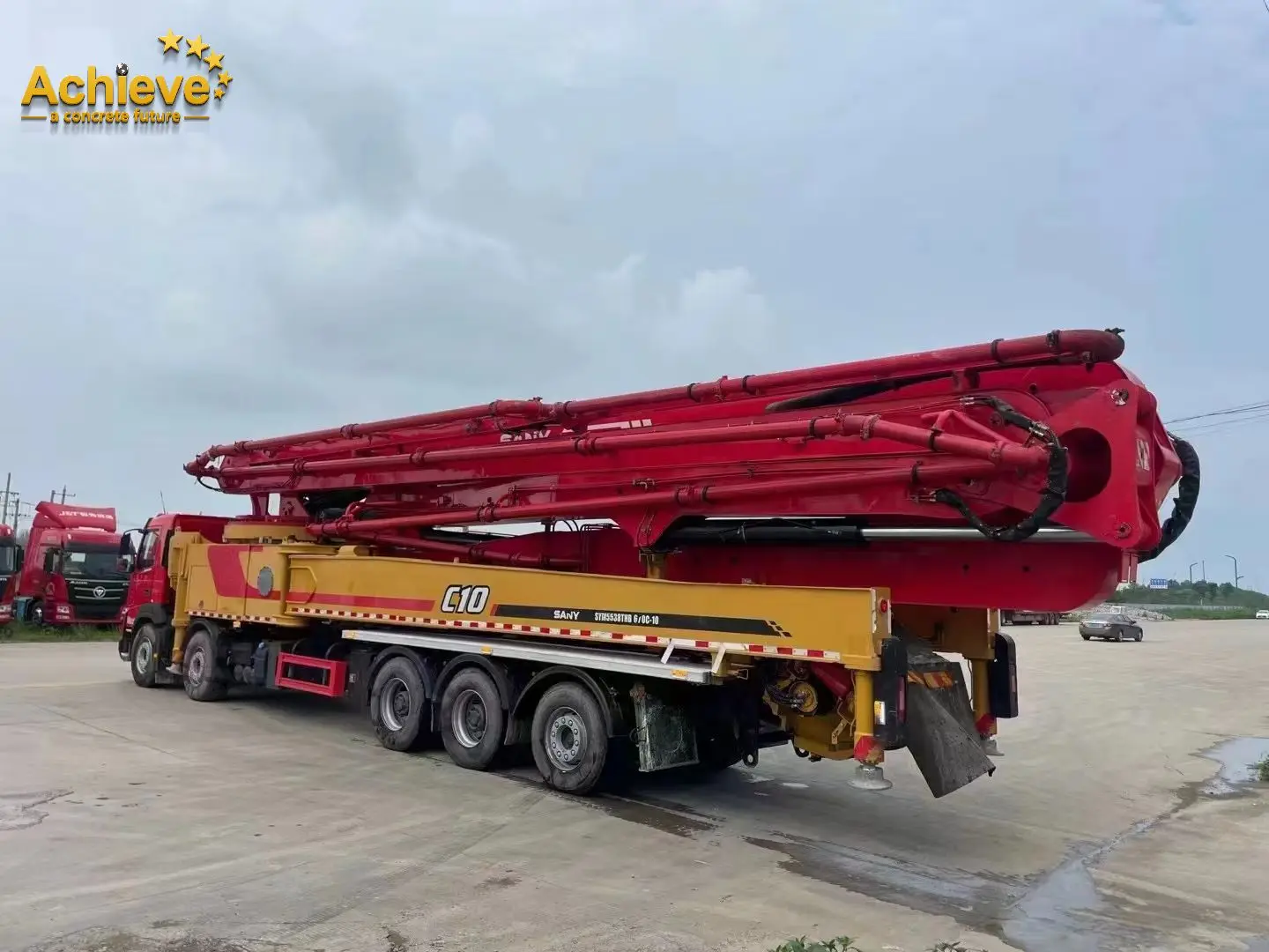 Achieve Sany 56M High Cost-Efficiency Concrete Pump Super Long Boom Wholesale Price Syg5445Thb 560C-10(Sl) Concrete Pump Truck