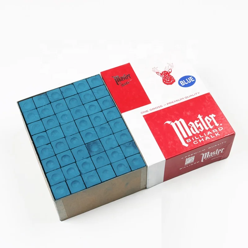 2022 High Quality 12/144 cubes billiards pool/snooker cue chalks for sale