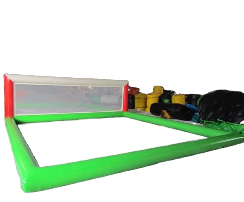 12X6M China Guangzhou inflatable water park games volleyball court for sale