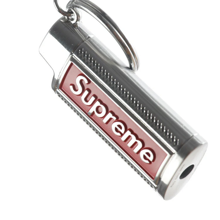 Metal Lighter Case Custom logo Necklace Pendant Chain  J3 J5 J6  cigarette case with lighter metal bic lighter case