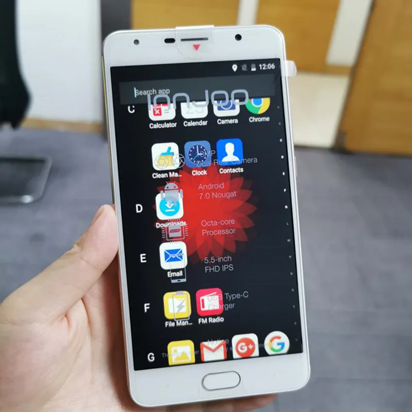 Fingerprint unlock smart phone 5.5 inch 4G mobile phone smartphones support