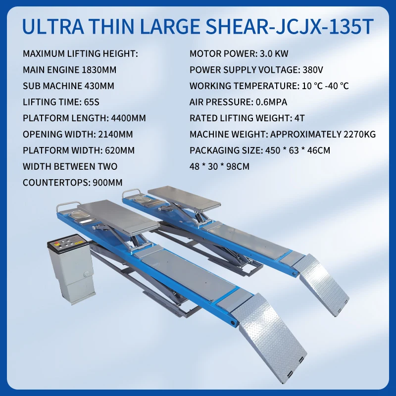 Large scissor lift car maintenance equipment car lift, suitable for your garage workshop