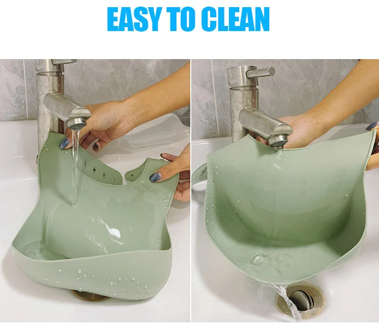 Manufacturer Wholesale Waterproof Custom Printed Logo Cartoon Silicone Baby Bib