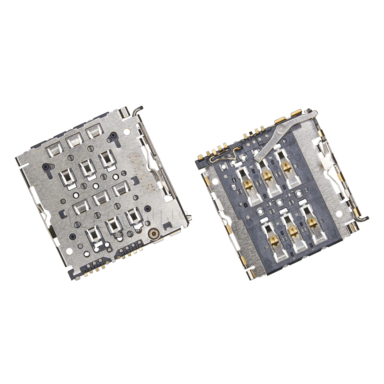 Two in one TF+NANO card connector  SMT  smart card connector