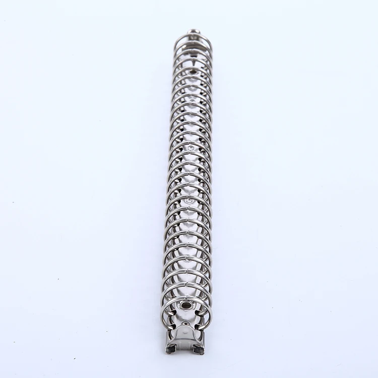 Spot sale factory 26 ring binder mechanism hollow binder clip metal
