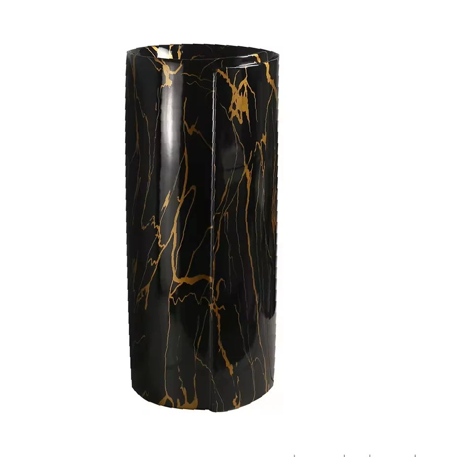 Popular Hotel Ceramic Wash Basin Sanitary Ware Basin Freestanding Pedestal Sink Ceramic Basin