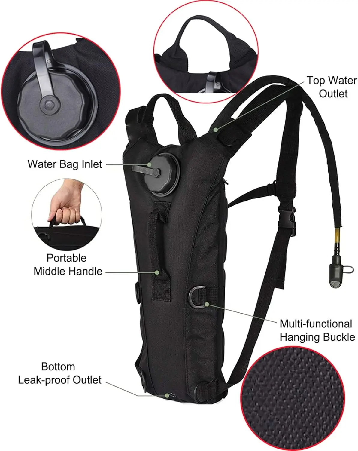Hot Selling Lightweight Running Hydration Backpack Cycling Outdoor Hydration Water Bag