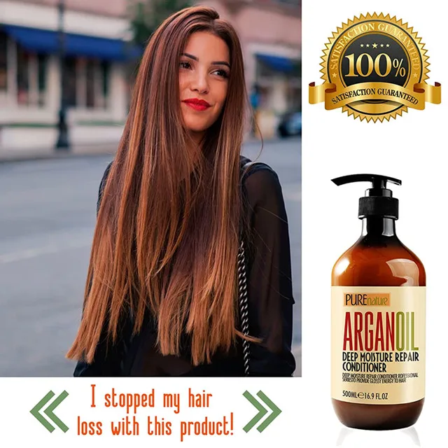 Wholesale Natural Moisturizing Argan Oil Shampoo Conditioner Sulfate Free Shampoo Hair Loss Care Keratin Argan Oil Hair Shampoo