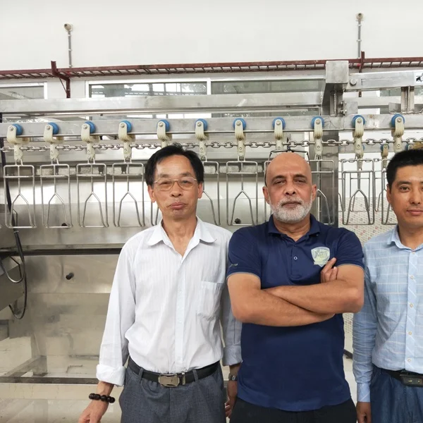 Africa Muslim halal chicken feather poultry plucker butcher chicken machine  Abattoir chicken broiler slaughter equipment