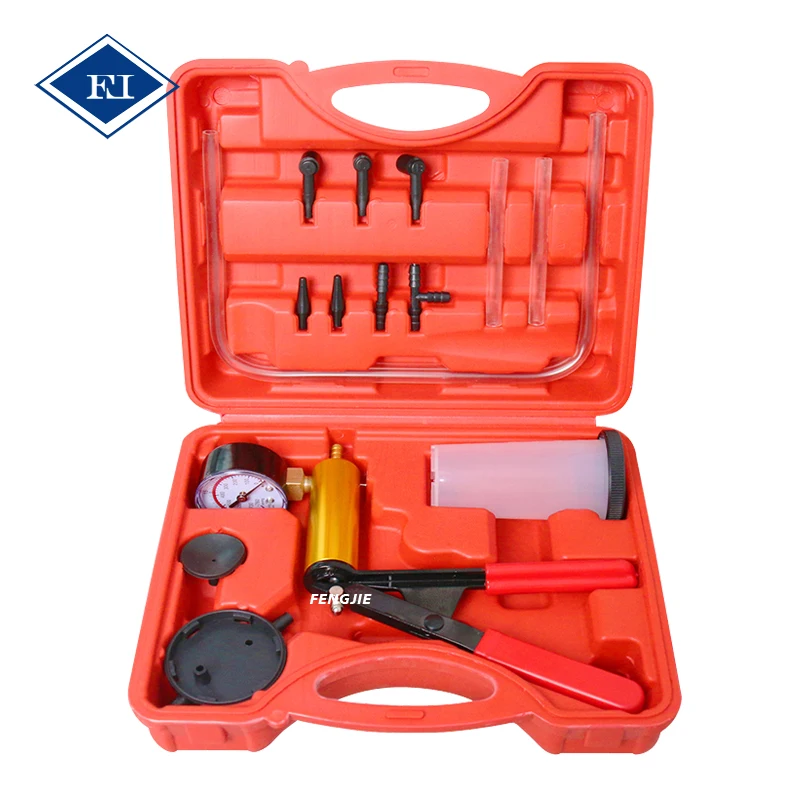 2 in 1 brake fluid bleeder tools with Hand Held Vacuum Pump Tester Brake Clutch Bleeder Tools