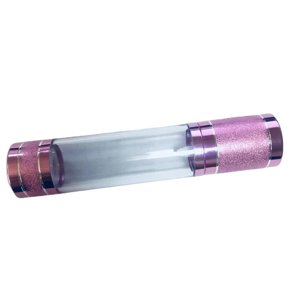 Factory Price 50g Plastic Lotion Serum  Pump Pink Pump Airless Jar Airless Pump Bottle