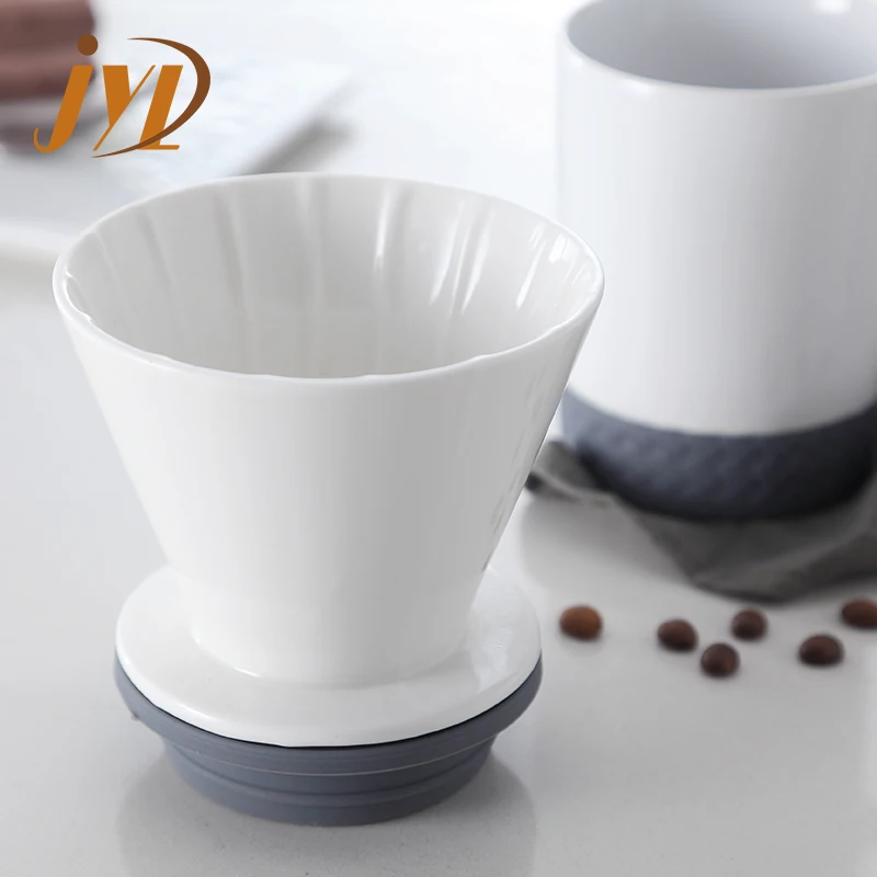 
Good sales Ceramic drip pot dripper set french coffee maker 