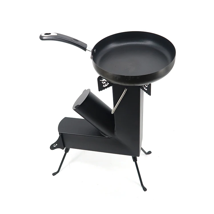 Углеродистая сталь современный дизайн мини дровяная печь для кемпинга открытый камин