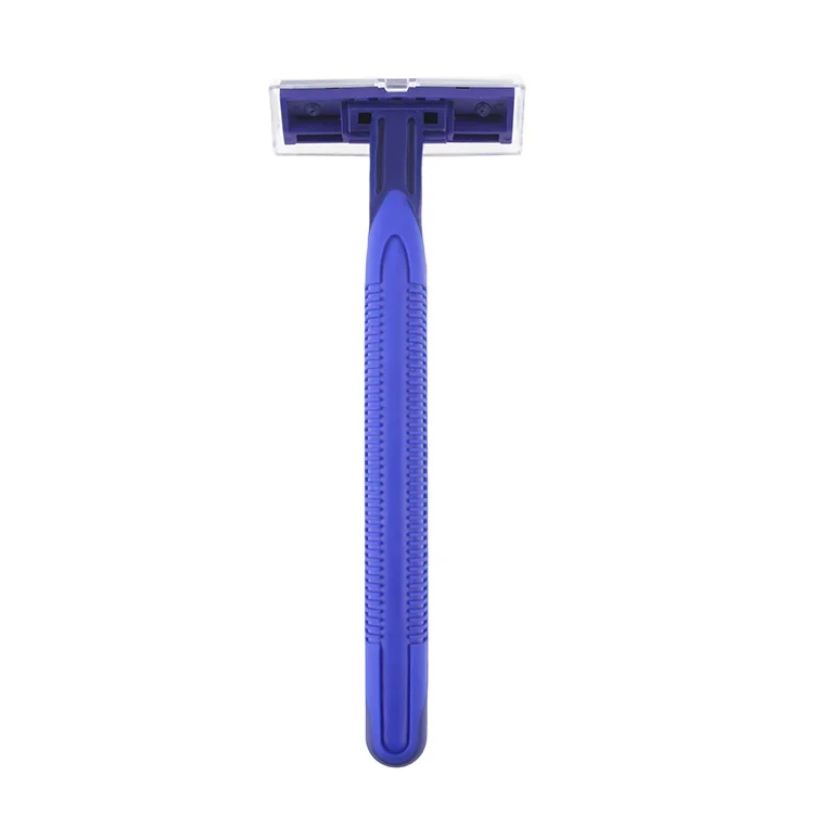 
Recycling material biodegradable wheat straw 2 blades eco-friendly twin blade shaving razor 