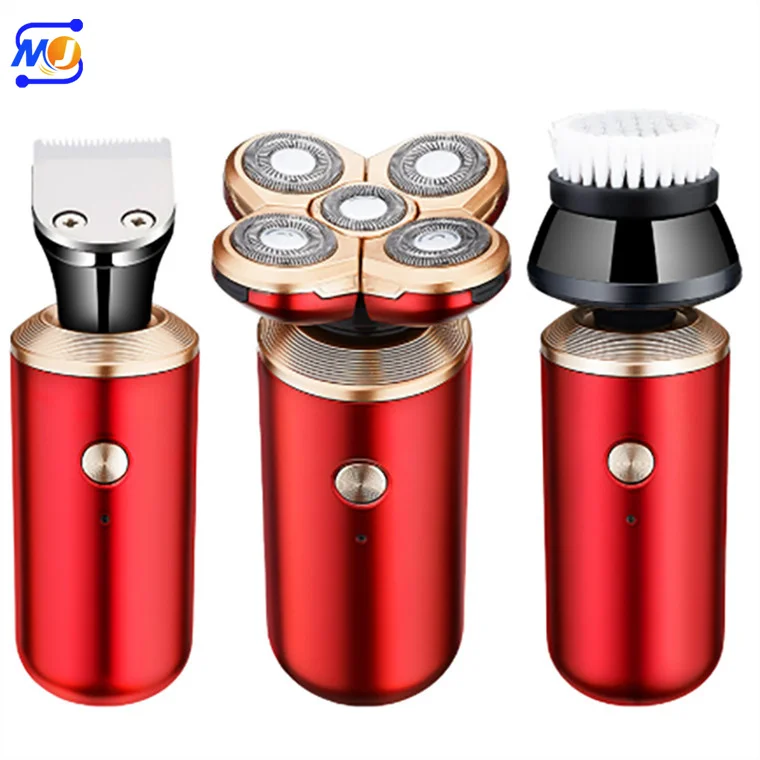 Zkagile 5 Head Electric Razor Rechargeable Beard Hair Trimmer Shaver Mens Custom Shaving Machines 5 In 1 Electric Shaver For Men
