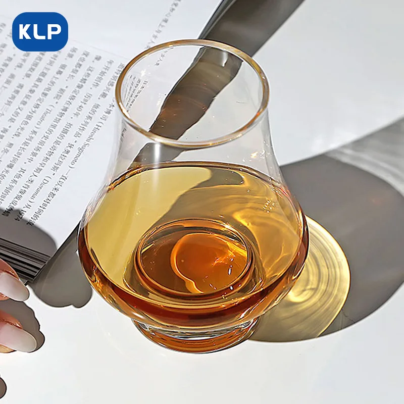 Vintage Short Stem Champagne Flutes Crystal Glassware Big Belly Cup Tulip Glass