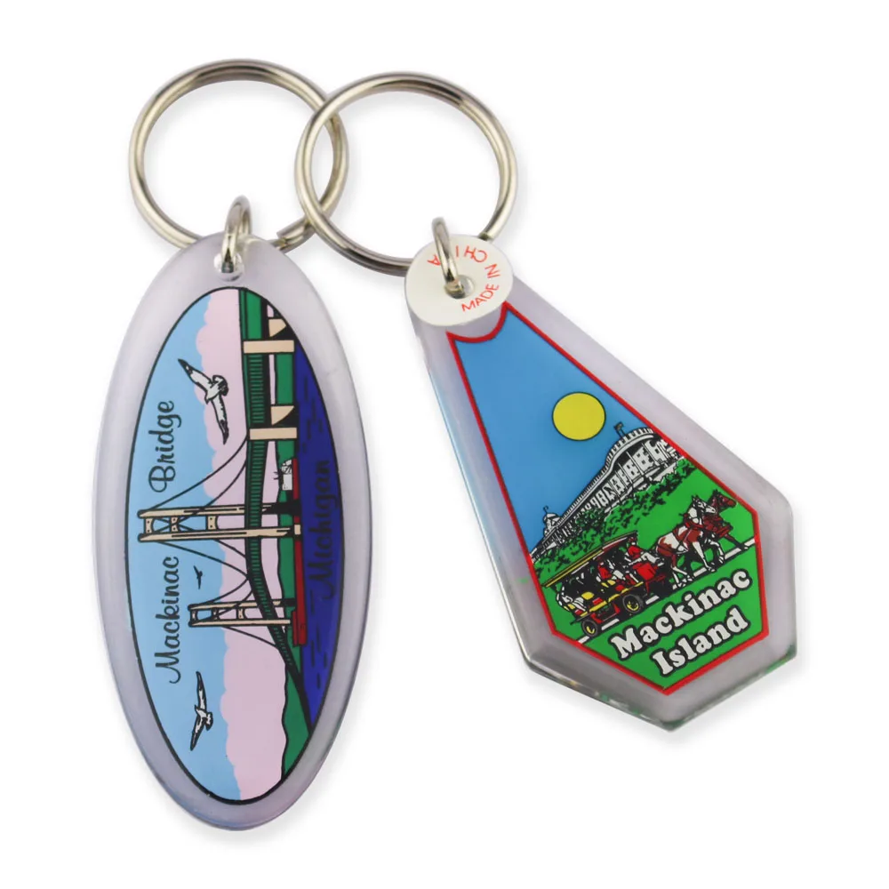 Оптовая продажа от производителя, изготовленные на заказ 3d-круглые пустые акриловые брелки для ключей с аниме фотопечатью