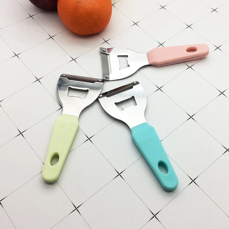 Manual Y shape 2 in 1 bottle opener fruit vegetable potato stainless steel peeler
