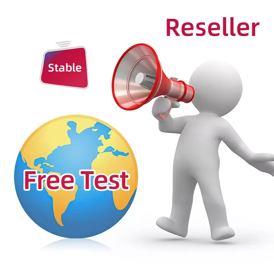 Free Test 4K IPTV Subscription Code Reseller Panel Smart TV M3U 4K For Android TV Box