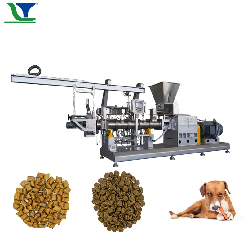 Dry Pet Food Extruder Wet Cat Food Extruder Making Machine For Dogs Pet