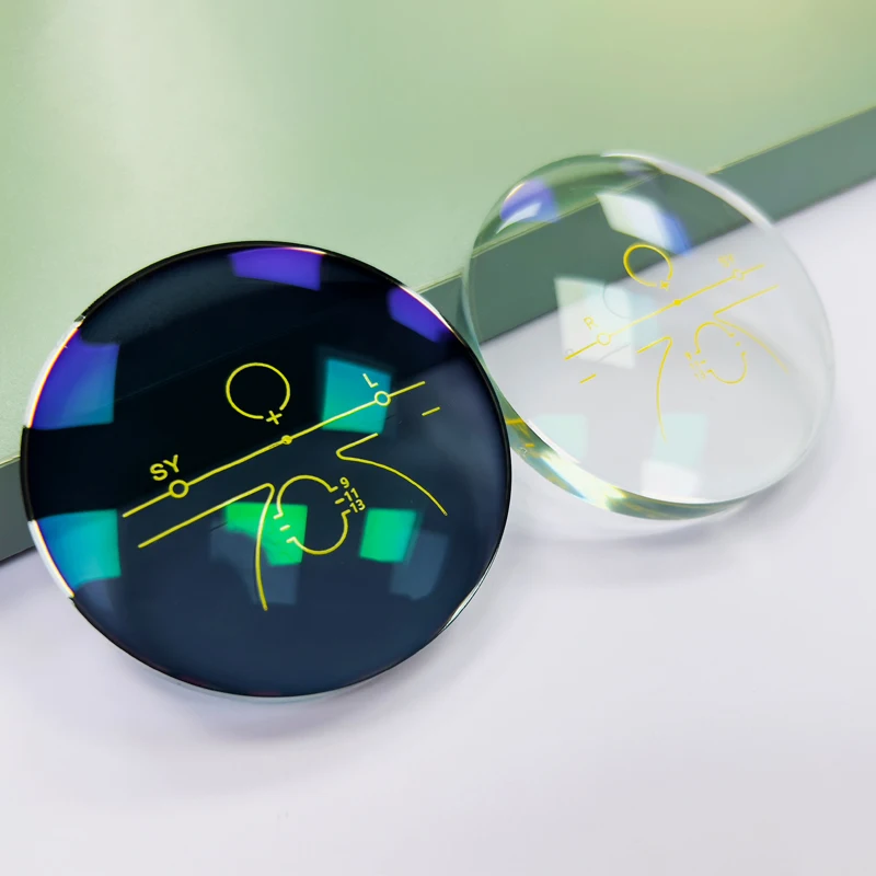 Semi-Finished Base 0/2/4/6 75mm 1.56 UV400 SF Optical lens AR coating progressive lens