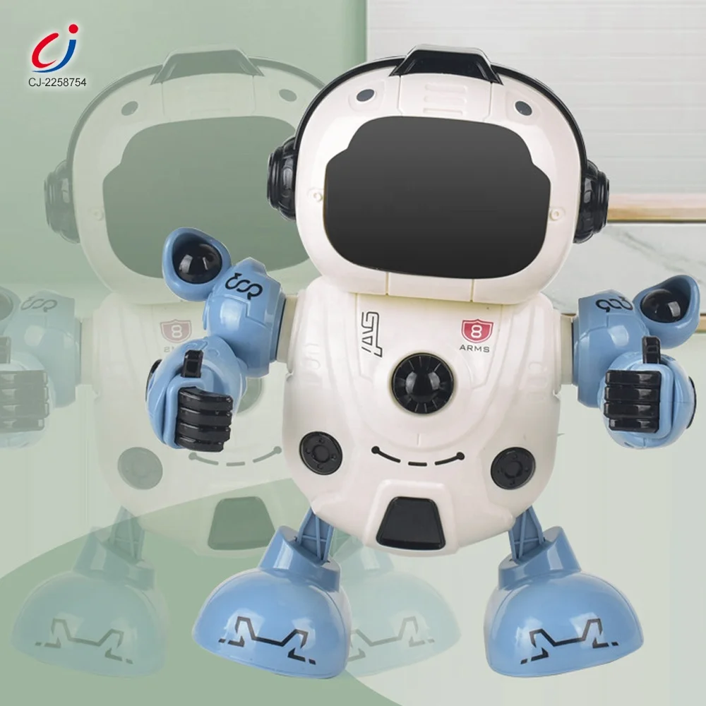 Chengji Low Price Kids Battery Operated Electric Dancing Robot Toy with Light and Music for Children