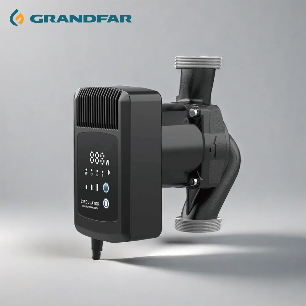 GRANDFAR 0.24HP 180w Instant Hot Water Recirculating Pump Auto Start/Close silent Electric Water Heater Water Circulation Pump