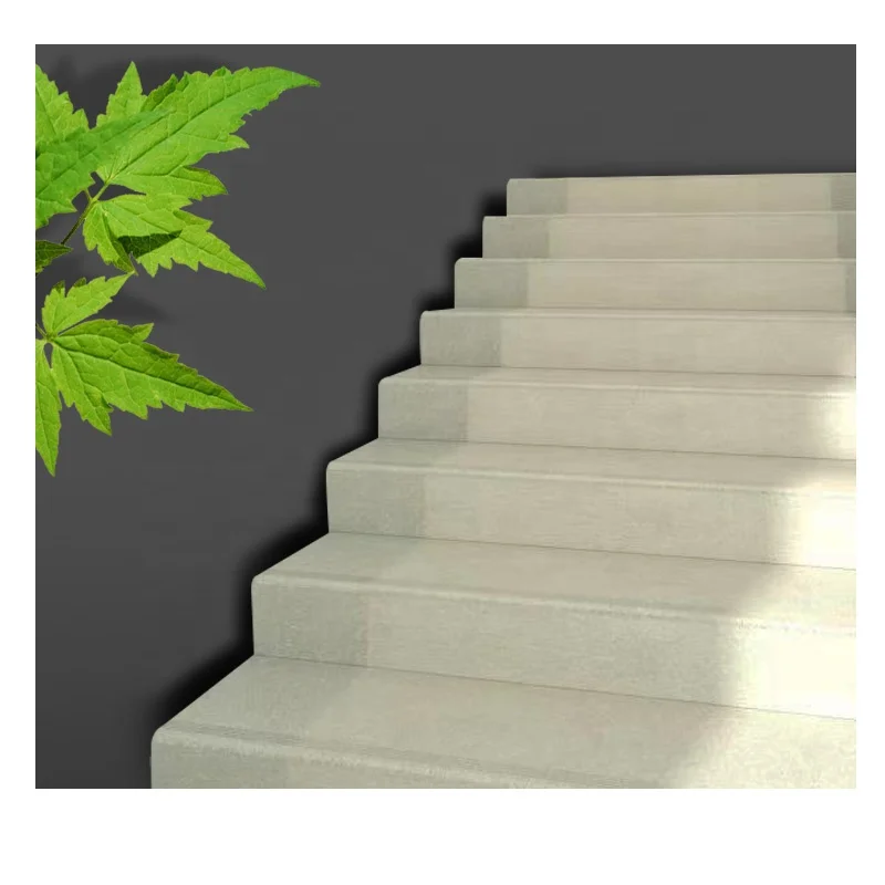 Ceramic Wooden Design Living Room Nonslip Step Porcelain Stair Ceram Tiles For Exterior Stairs