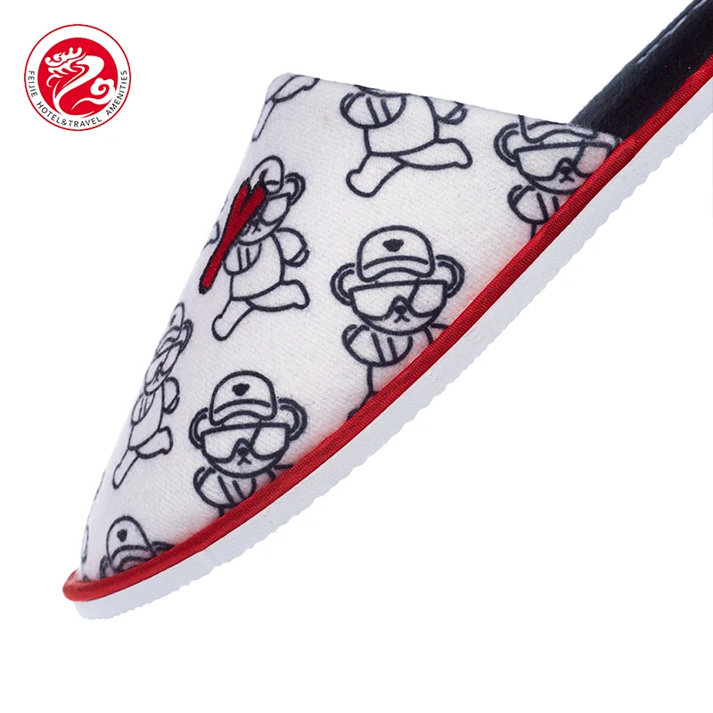 Wholesale Five Star Indoor Guest Room Cotton Hotel Slippers