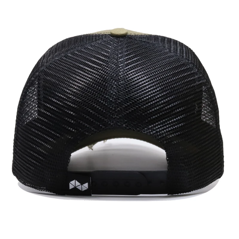 5 Panel Cap Trucker Hat High Quality Fashion Custom Embossed Logo Distressed Mesh Baseball Cap 6-panel Hat Unisex COMMON Adults