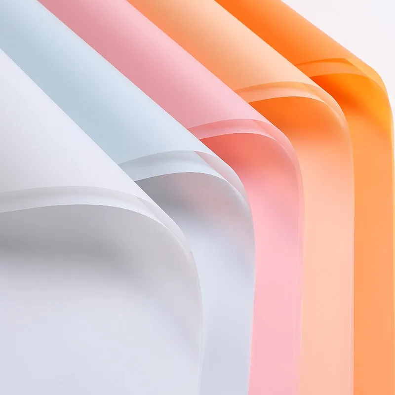 Custom Luxury Waterproof Korean Flower Wrapping Paper Roll Rose Bouquet Wrapping Paper