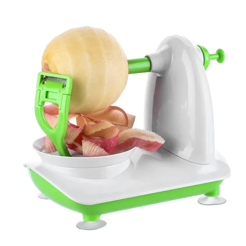 Multi-functional Fruit Peeler Automatic Peeling Machine Rotary Apple Slicer Hand-cranked Peeler Scraper