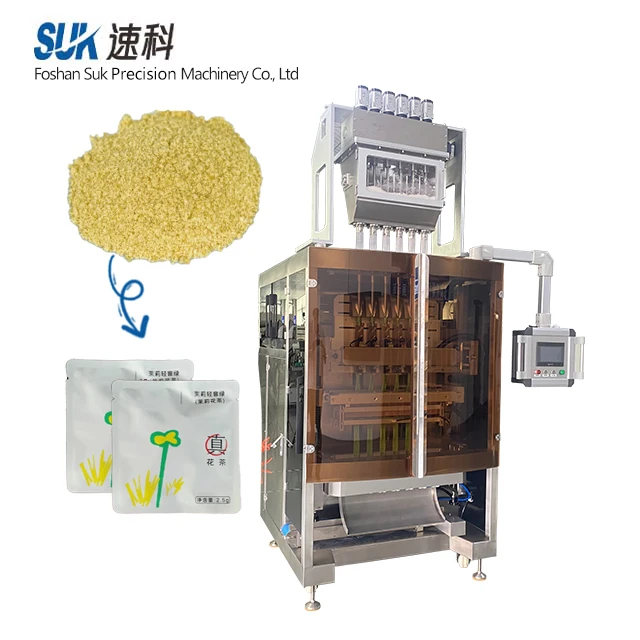 Multi Lane Back Side Sealing Stick Bag Sachet Pouch Small Bag Powder Filling Packing Machine Coffee Powder Packaging Machine