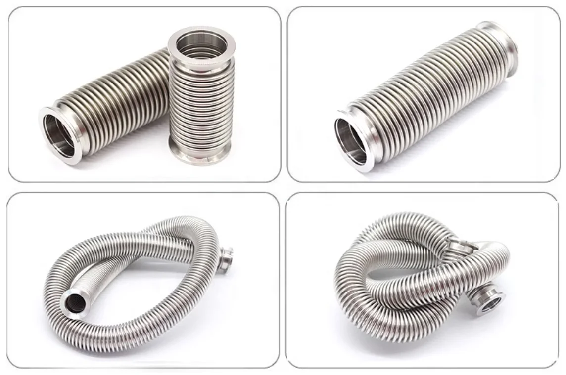 Corrugated Tube Flexible Hose Corrugated Pipe VCR Vacuum Flexible Corrugated Tube Vacuum Bellows