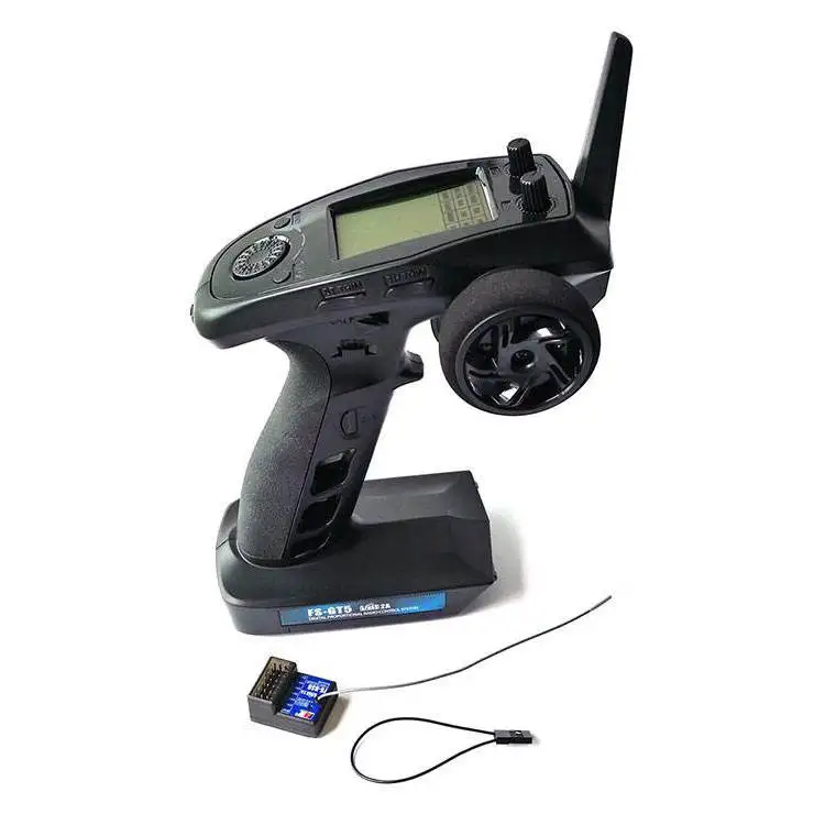 FS - GT5 2.4G 6CH Flysky Trasmettitore FS - BS6 Ricevitore Rc Auto Telecomando Auto Control Built-in Gyro