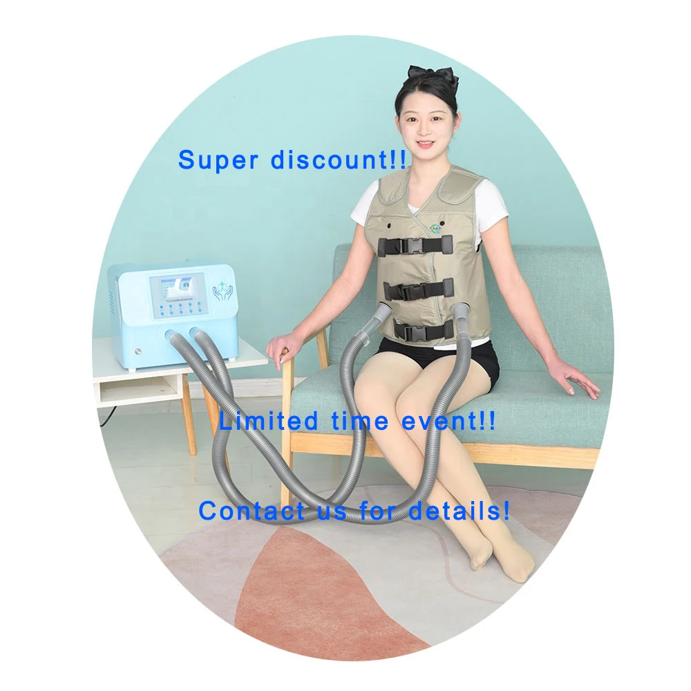 Vest style chest vibration therapy and airway clearance system removes sputum from deep lungs for all age groups