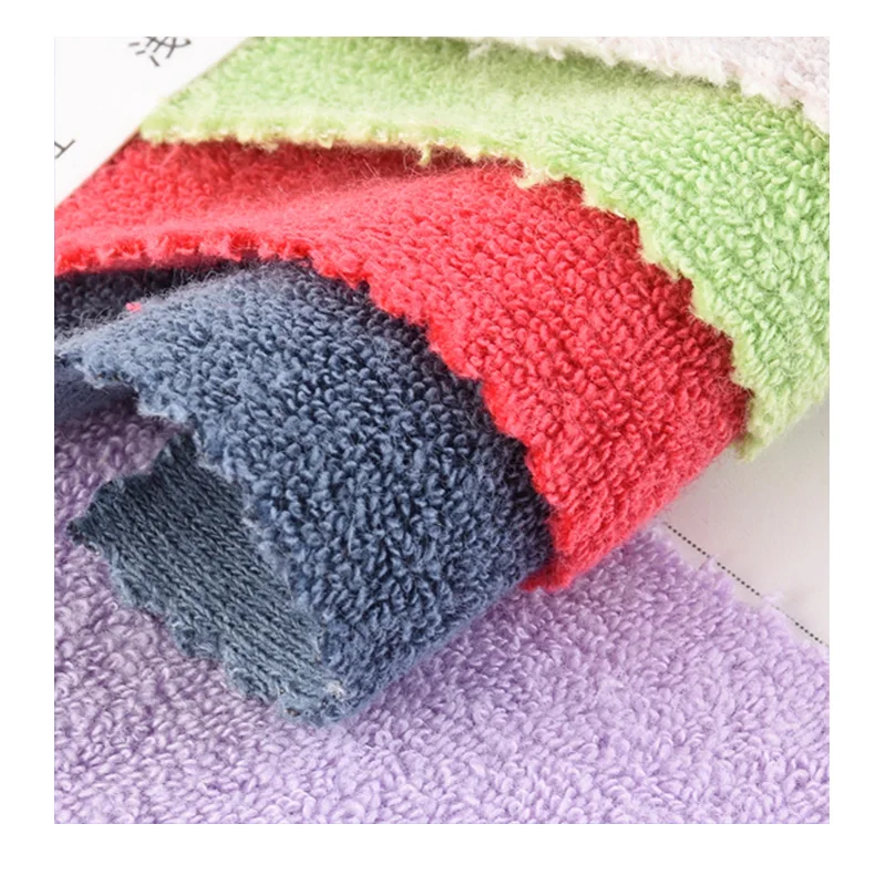 Spot knitted cotton terry cloth single-sided microfiber loop cloth bath towel shoe material clothing fabric wholesale