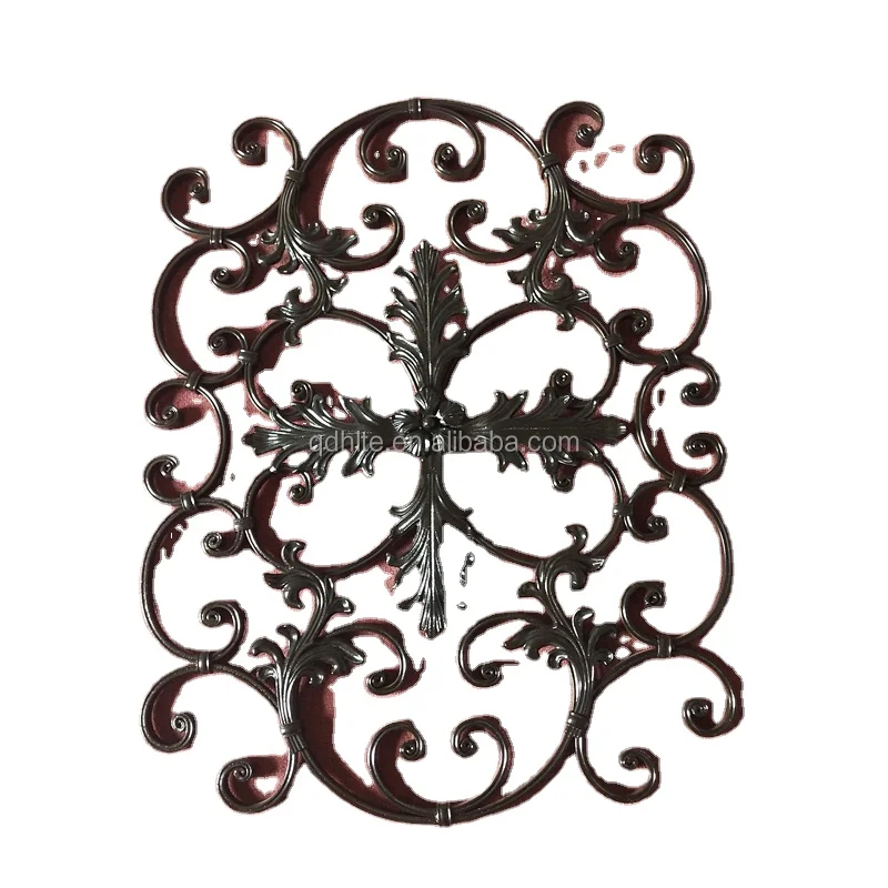 Factory produces good quality iron ornaments wrought iron rosettes for fencing