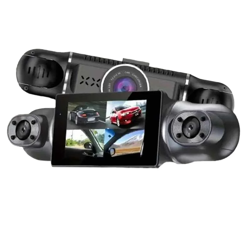 1080P FHD DVR Camera Front Rear Car Recorder 3 Channels Camera Car Black Box Triple Lens Car Dash Camera