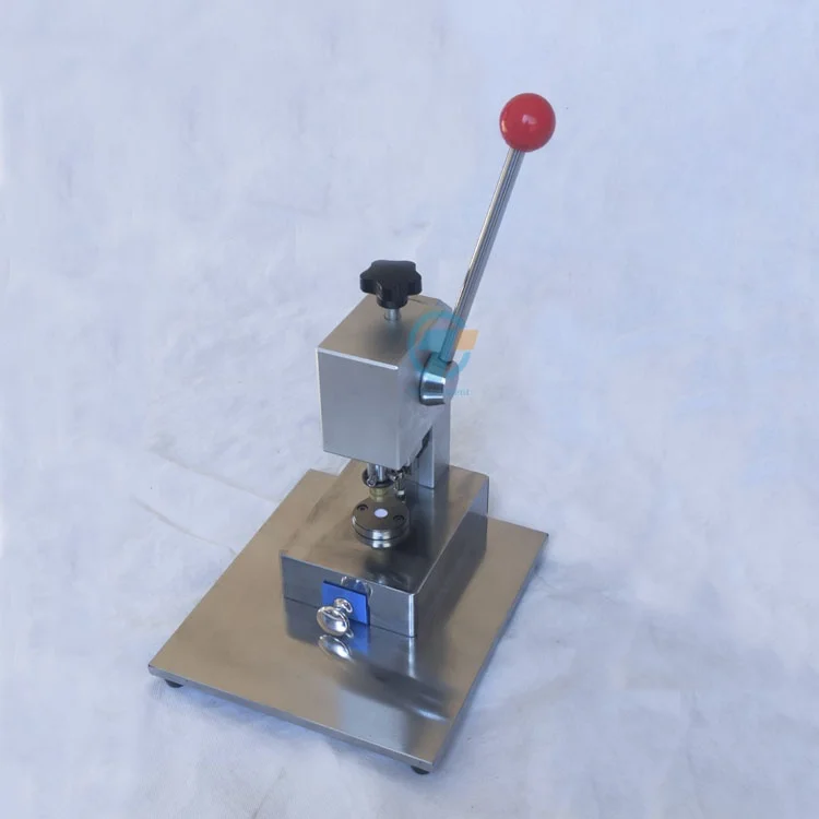 Compact Precision Manual Coin Cell Die Disc Cutter For Electrode and Separator discs preparation MSK-T-10