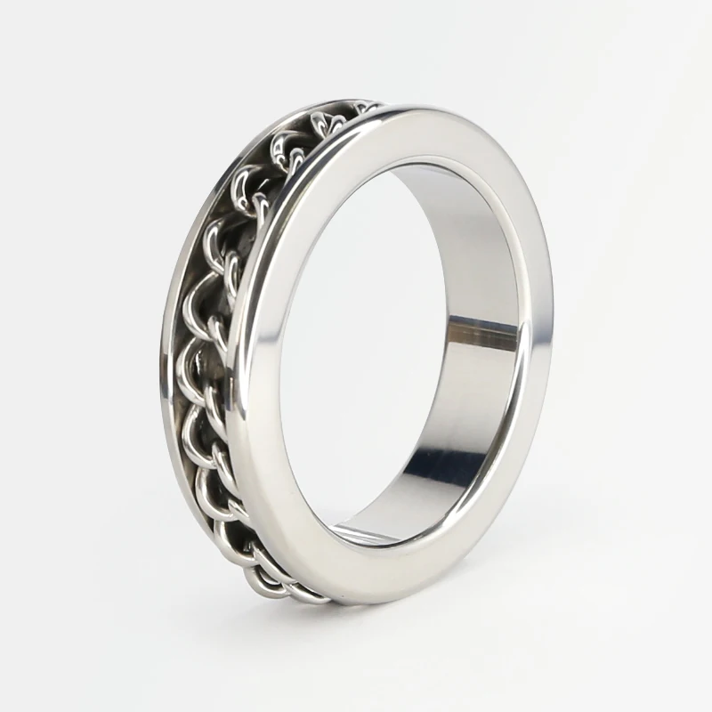 Stainless Steel Cock Ring  Male Sex Ring Stop Premature Ejaculation Erection Cock Cage Fetish Toys